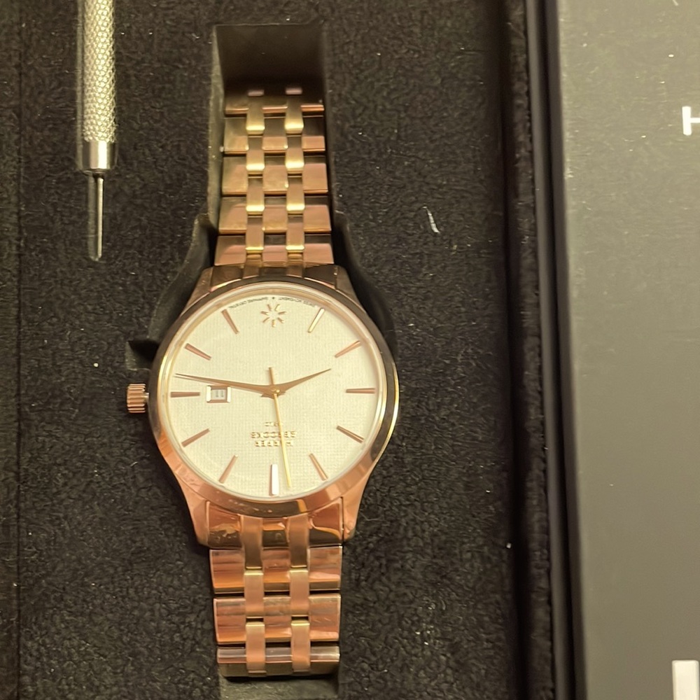 Harper Brooks women’s rose gold watch